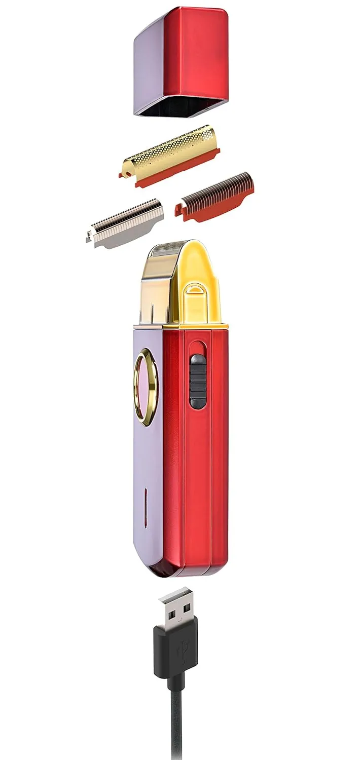 StyleCraft Uno Cordless Foil Shaver, Mini Travel Size, Portable, Gold Titanium Premium Head