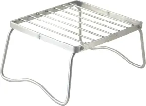 SUNGOOYUE Portable Aluminium Alloy and Stainless Steel Grill, Outdoor Mini Folding Grill, Easy to Carry, for Outdoor Use Grill, Camping and Picnics