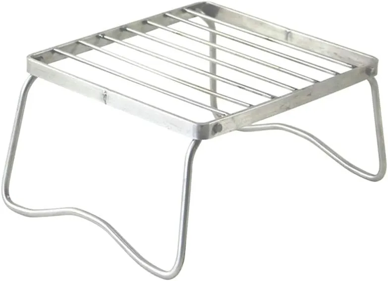 SUNGOOYUE Portable Aluminium Alloy and Stainless Steel Grill, Outdoor Mini Folding Grill, Easy to Carry, for Outdoor Use Grill, Camping and Picnics