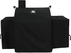 SUPJOYES Grill Cover for Char-Griller Smokin' Champ Grill, 600D Heavy Duty Waterproof Chargriller Offset Smoker Covers, Outdoor BBQ Accessories