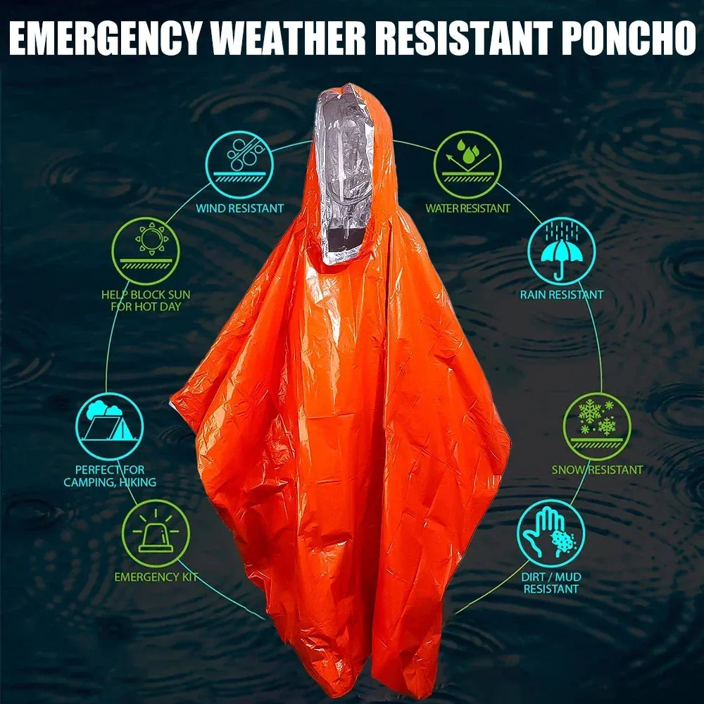 SurvivorShield Waterproof Camping Raincoat