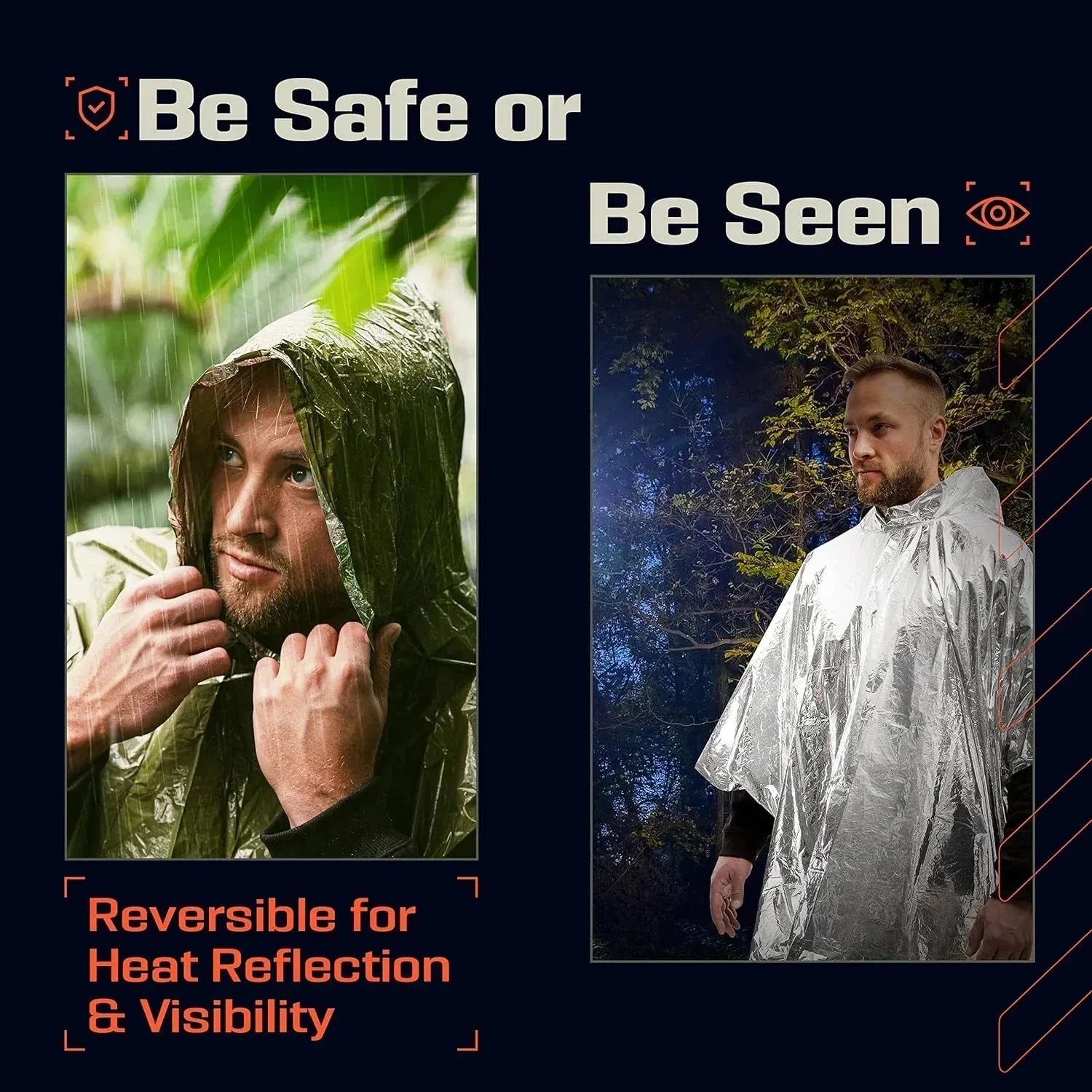 SurvivorShield Waterproof Camping Raincoat