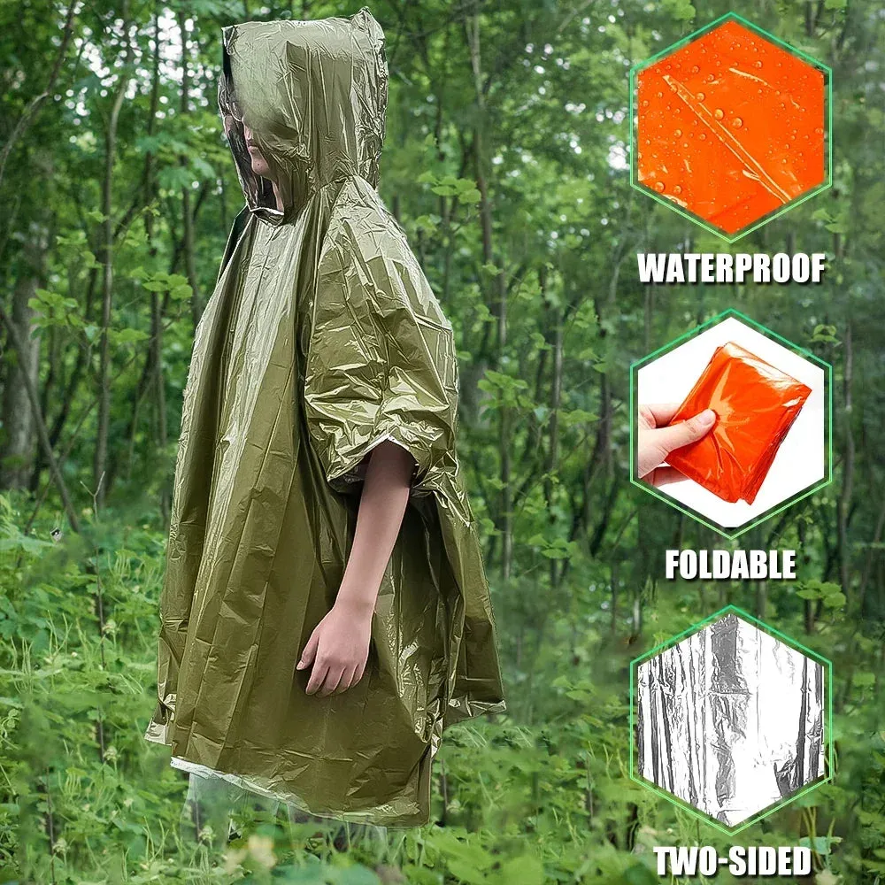 SurvivorShield Waterproof Camping Raincoat