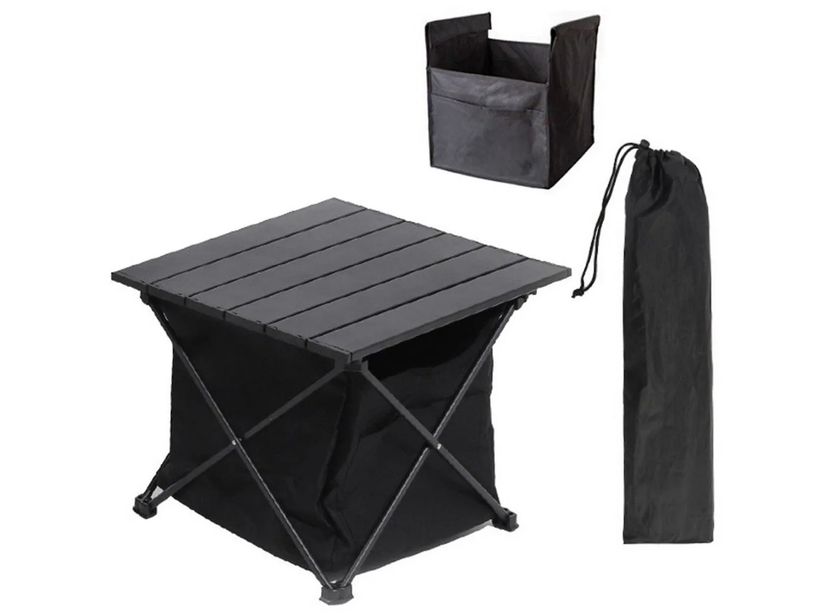 Table Carry Bag Aluminum Table with Portable BBQ International delivery Folding Camping 56x40cm Picnic Compliance-certified