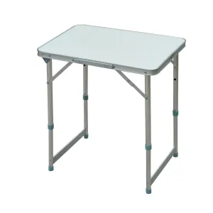 Table-Silver Reduced Excellent customer service Foldable Outsunny Patio Picnic