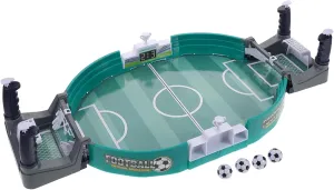 Tabletop Soccer Pinball Game for Boys and Girls 1 Set Mini Foosball Table 4 Balls Portable Indoor Soccer Game for Family Gatherings