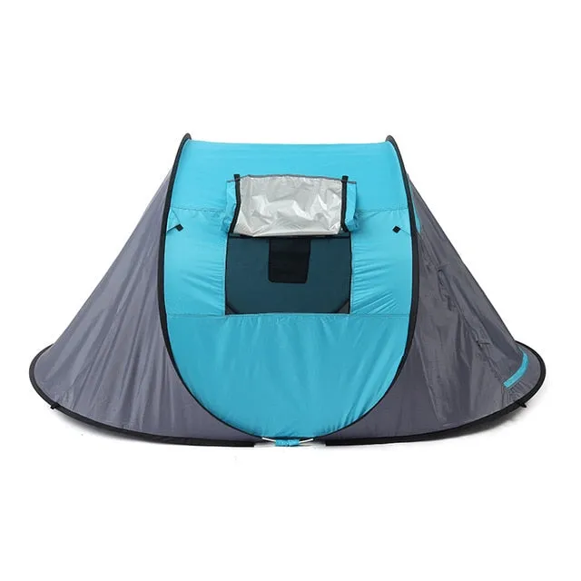 Tent 4 Automatic Tent Personalized assistance Automatic Pop-up Setup Fully Waterproof 2-8 Season Versatile collection People Camping Tent Windproof Outdoor Instant Family