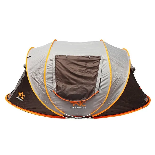 Tent 4 Automatic Tent Personalized assistance Automatic Pop-up Setup Fully Waterproof 2-8 Season Versatile collection People Camping Tent Windproof Outdoor Instant Family