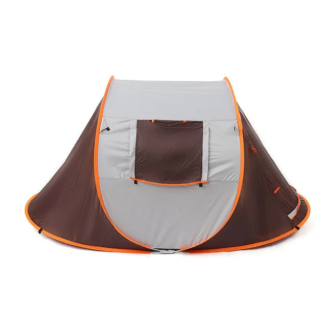 Tent 4 Automatic Tent Personalized assistance Automatic Pop-up Setup Fully Waterproof 2-8 Season Versatile collection People Camping Tent Windproof Outdoor Instant Family