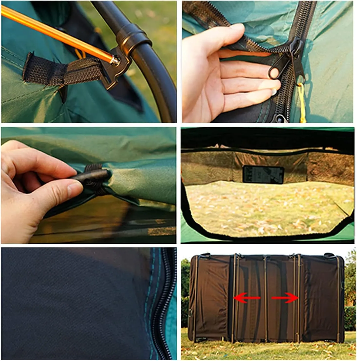 Tent Outdoor | Camping Tent | Off-Ground Tent, Waterproof Glamping, 4 Seasons Dome Tent Light, Large Family Tent, For Outdoor Camping