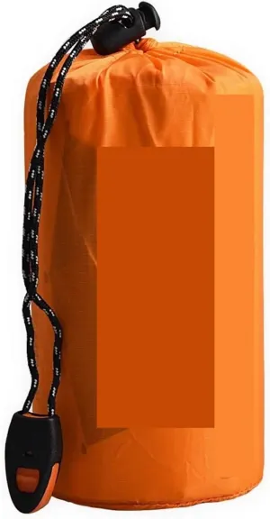 Tent Shelter Survival Bivy Tube Tent Kit Thermal Blanket Sleeping Bag Survival Equipment Lightweight (Color : Orange)