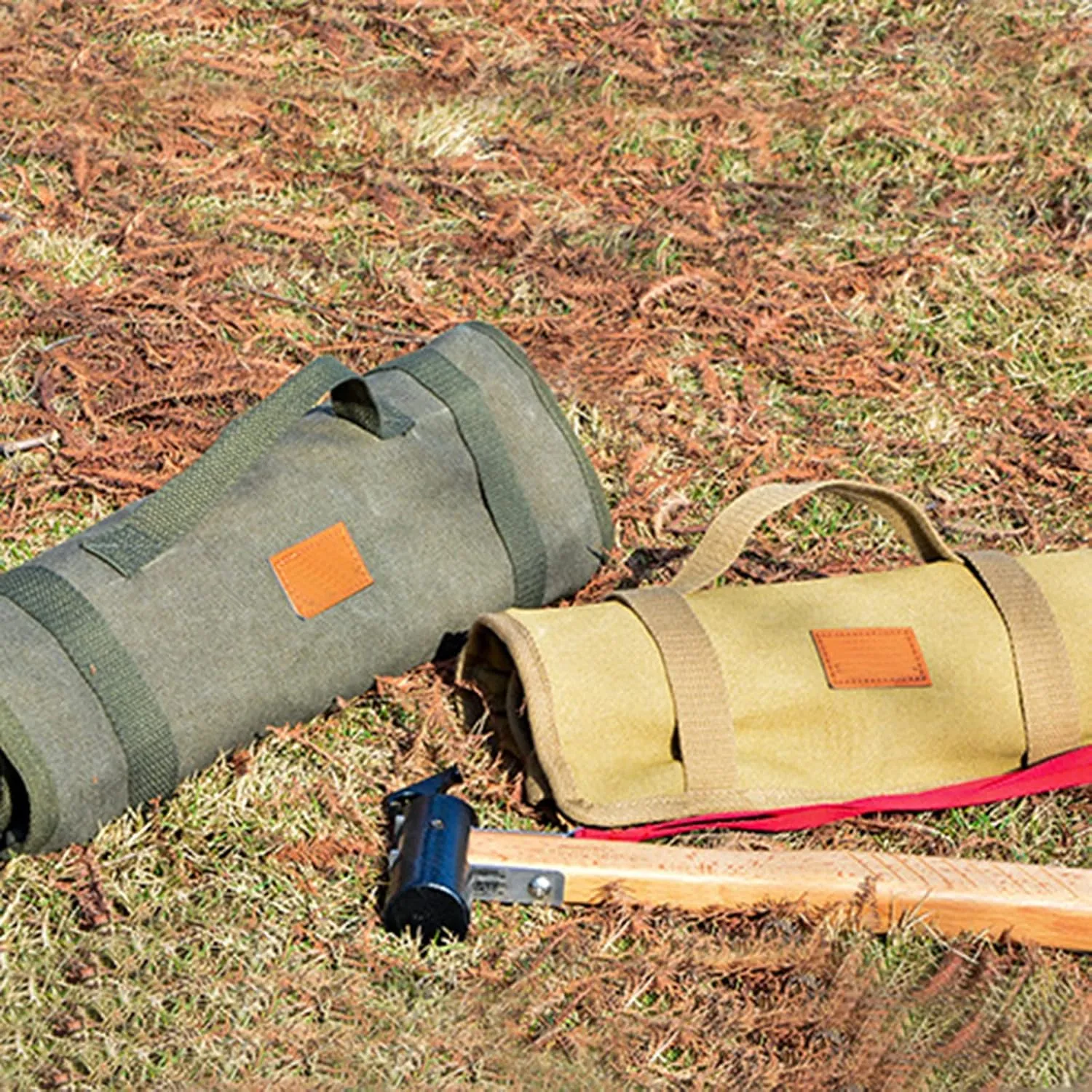 Tent Stake Bag Canvas Storage Camping Tent Accessories for Camping Tent Nail Storage