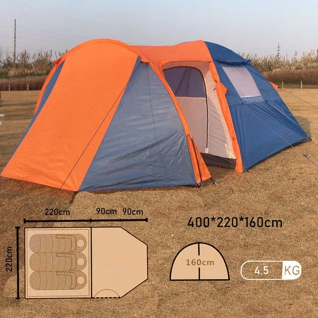 Tent tourist 3-4person camping tent