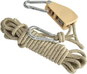 Tent Wind Rope Tensioner Camping Rope Cord Reflective Rope for Outdoor Guy Line
