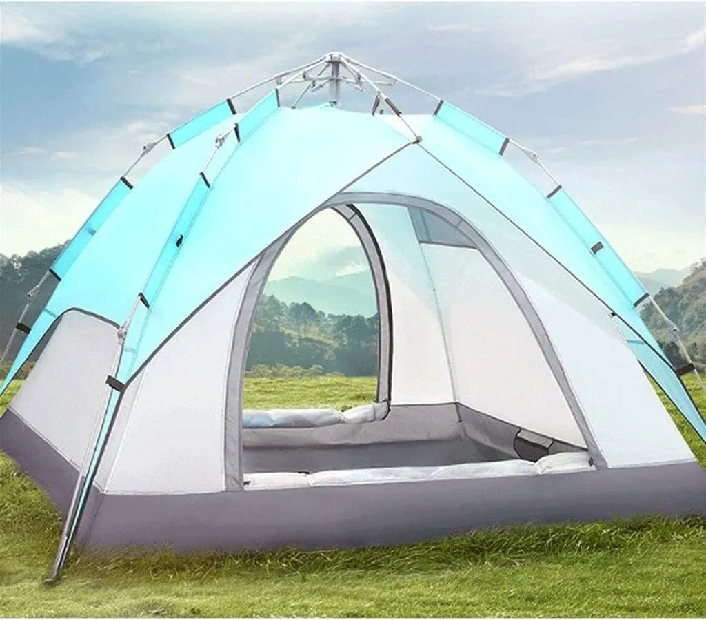 Tents for Camping Beach Tents Fully Automatic Pop-up Tents Waterproof Camping Tents Folding Travel Easy to Carry 3-4 People Outdoor Tent Family Tents for Camping Hiking Traveling