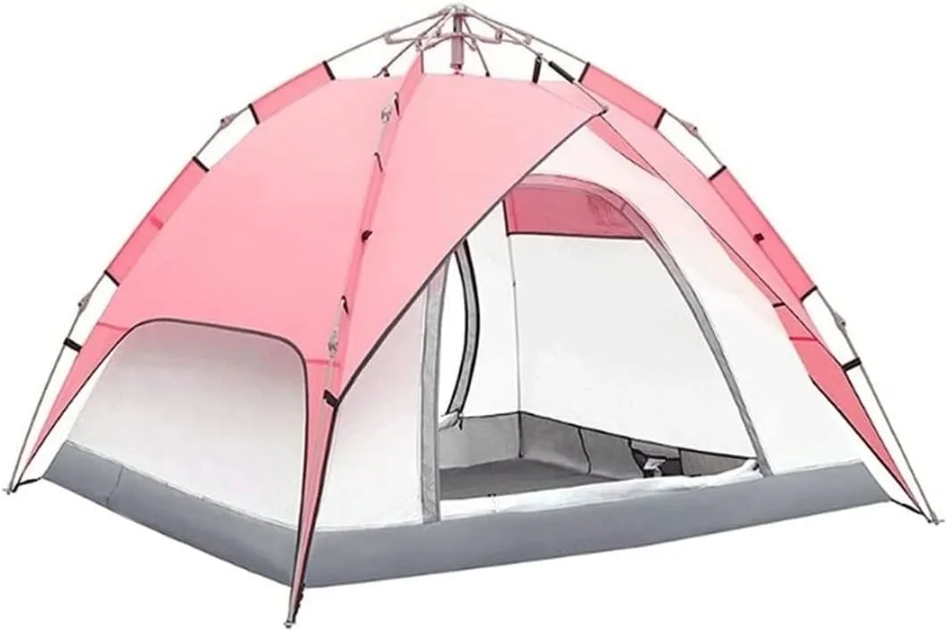 Tents for Camping Beach Tents Fully Automatic Pop-up Tents Waterproof Camping Tents Folding Travel Easy to Carry 3-4 People Outdoor Tent Family Tents for Camping Hiking Traveling