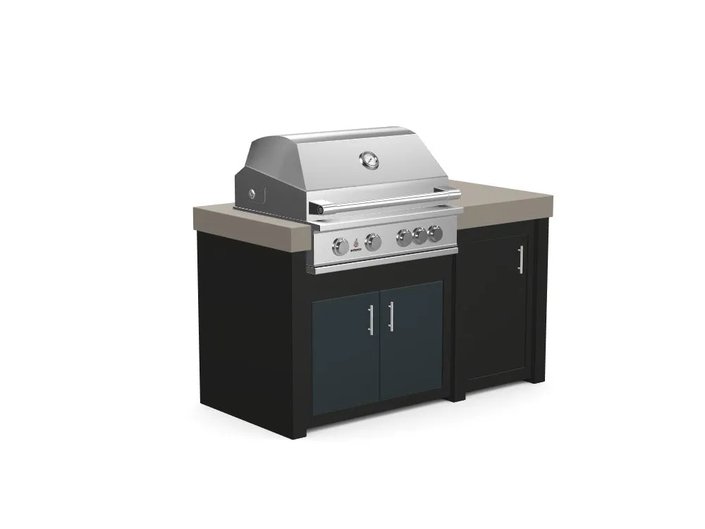 The James - 62" Outdoor Kitchen Island - Custom Design Ref: 0DXCKL