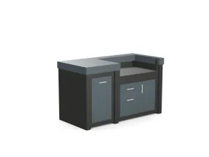 The James - 62" Outdoor Kitchen Island - Custom Design Ref: 1KCJAR