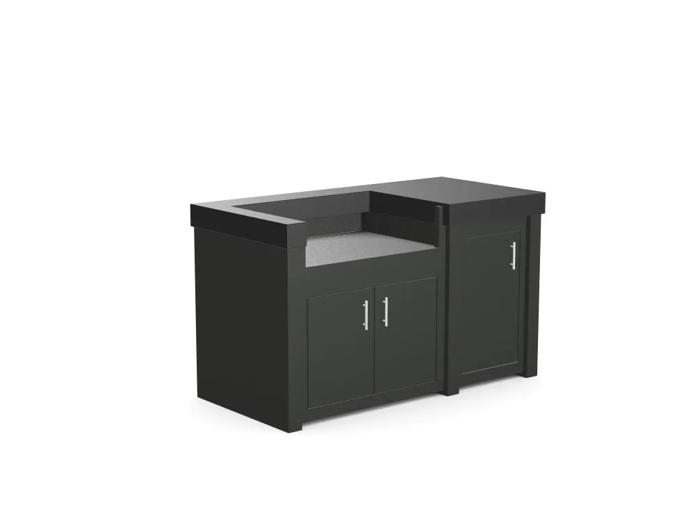 The James - 62" Outdoor Kitchen Island - Custom Design Ref: BG3CV7