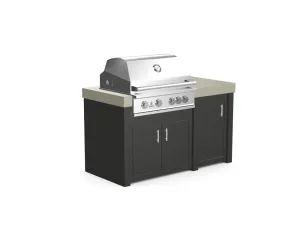 The James - 62" Outdoor Kitchen Island - Custom Design Ref: IOJ1RX