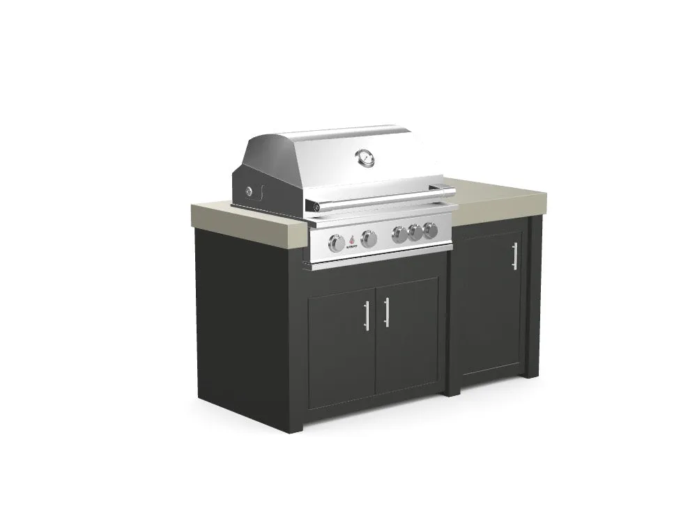 The James - 62" Outdoor Kitchen Island - Custom Design Ref: IOJ1RX