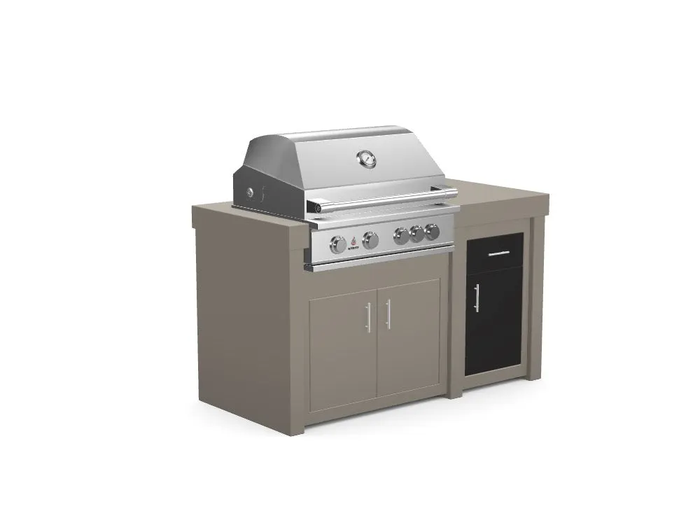 The James - 62" Outdoor Kitchen Island - Custom Design Ref: QYFOY1