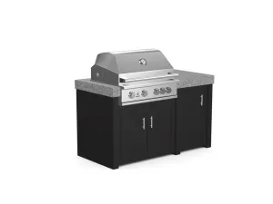 The James - 62" Outdoor Kitchen Island - Custom Design Ref: WTCULB