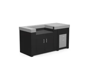 The Morris - 71" Outdoor Kitchen Island - Custom Design Ref: 2FF40N