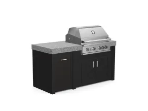 The Morris - 71" Outdoor Kitchen Island - Custom Design Ref: 9USX2X