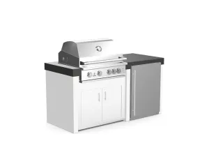 The Morris - 71" Outdoor Kitchen Island - Custom Design Ref: AUCGID