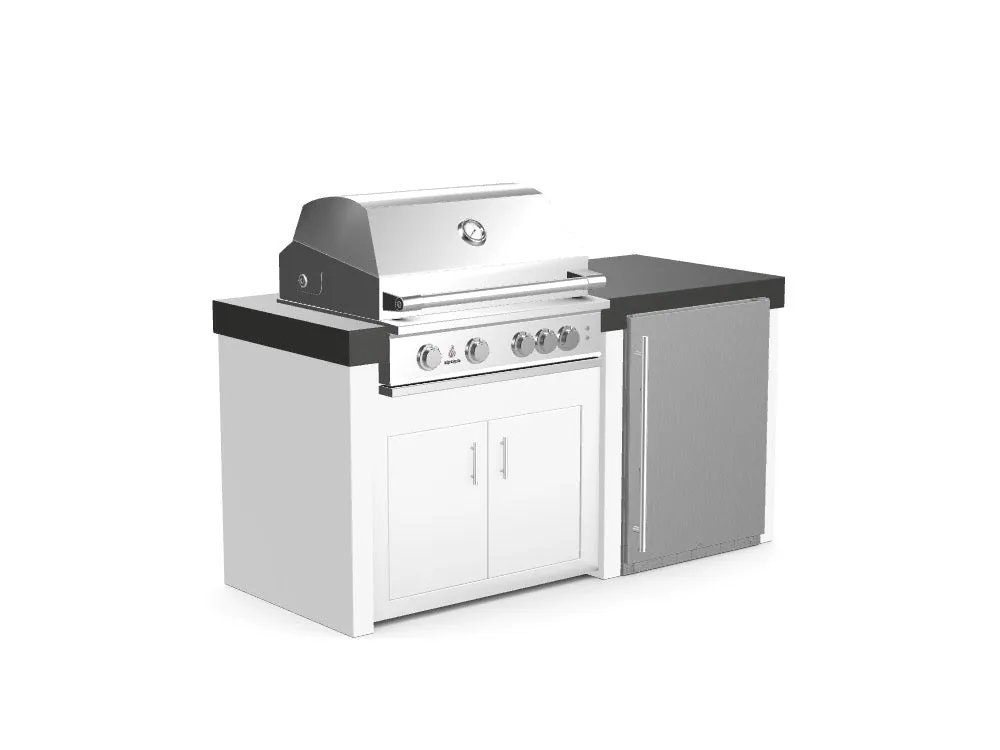 The Morris - 71" Outdoor Kitchen Island - Custom Design Ref: AUCGID