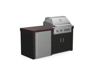 The Morris - 71" Outdoor Kitchen Island - Custom Design Ref: GLQRVU