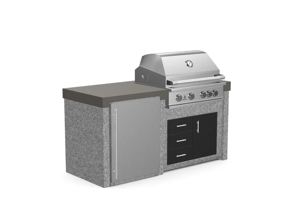 The Morris - 71" Outdoor Kitchen Island - Custom Design Ref: IYRGPJ