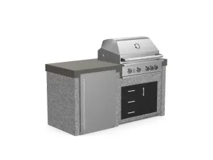 The Morris - 71" Outdoor Kitchen Island - Custom Design Ref: IYRGPJ