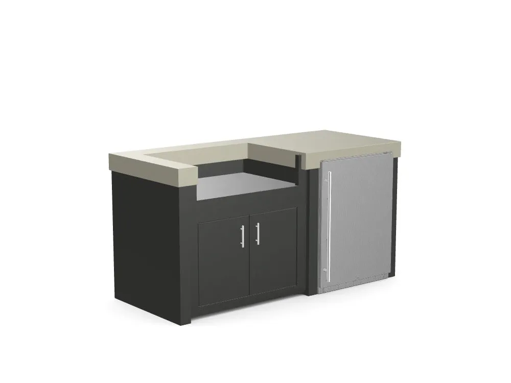 The Morris - 71" Outdoor Kitchen Island - Custom Design Ref: OTJVVX