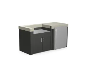 The Morris - 71" Outdoor Kitchen Island - Custom Design Ref: OTJVVX