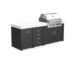 The Sullivan - 92" Outdoor Kitchen Island - Custom Design Ref: 2Y8EK0