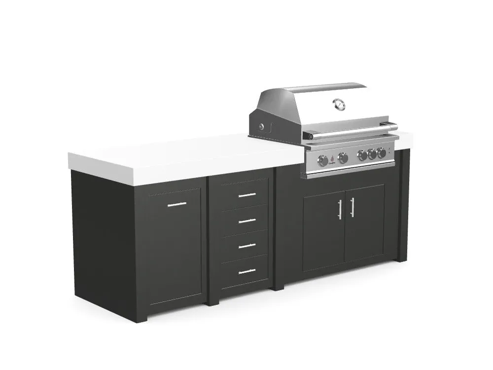 The Sullivan - 92" Outdoor Kitchen Island - Custom Design Ref: 2Y8EK0