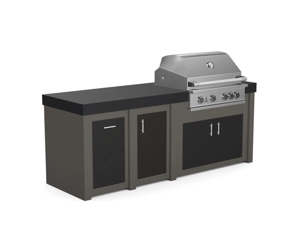 The Sullivan - 92" Outdoor Kitchen Island - Custom Design Ref: 5EUQID