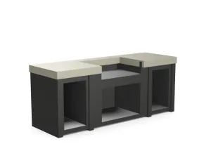 The Sullivan - 92" Outdoor Kitchen Island - Custom Design Ref: IA2WOQ