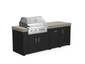 The Sullivan - 92" Outdoor Kitchen Island - Custom Design Ref: LF2IOF
