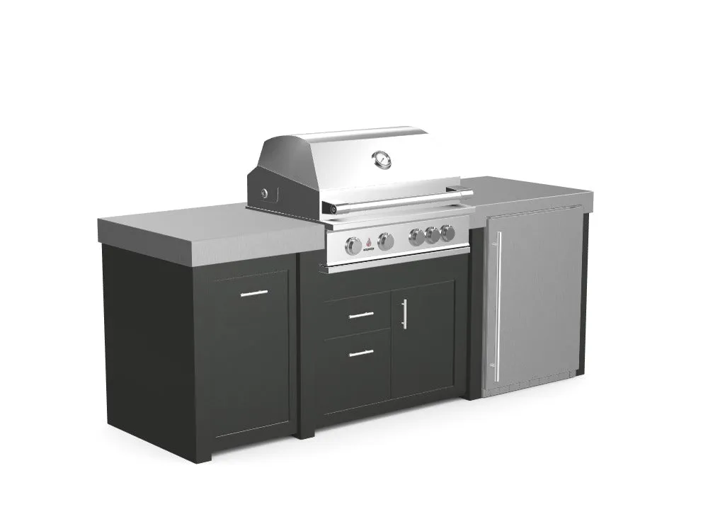 The Sullivan - 92" Outdoor Kitchen Island - Custom Design Ref: LHNAEG