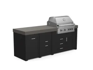 The Sullivan - 92" Outdoor Kitchen Island - Custom Design Ref: N3RYTG