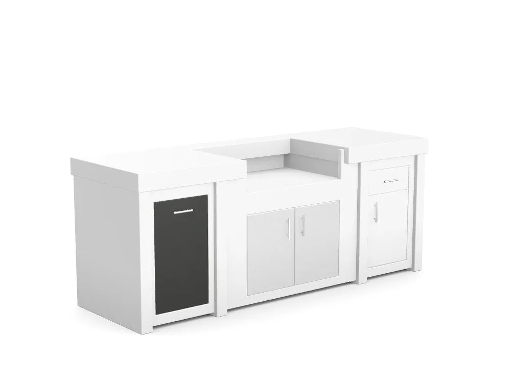 The Sullivan - 92" Outdoor Kitchen Island - Custom Design Ref: TTNJHK