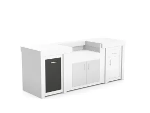 The Sullivan - 92" Outdoor Kitchen Island - Custom Design Ref: TTNJHK