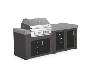 The Sullivan - 92" Outdoor Kitchen Island - Custom Design Ref: UYNL5P