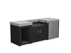 The Sullivan - 92" Outdoor Kitchen Island - Custom Design Ref: WTITSY