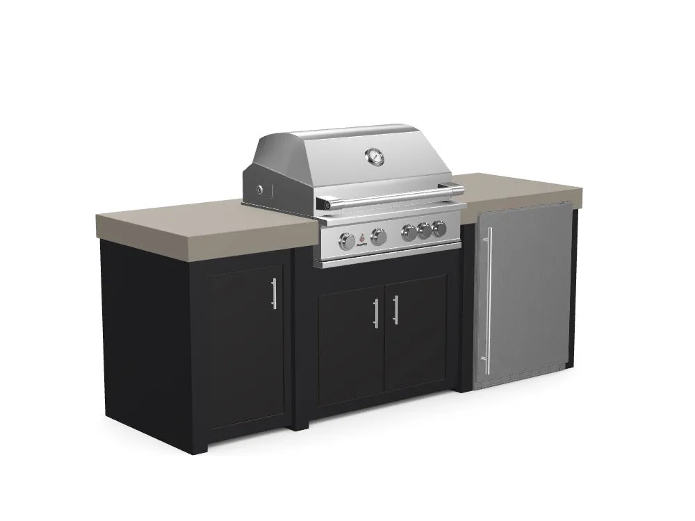 The Sullivan - 92" Outdoor Kitchen Island - Custom Design Ref: ZNYQKZ