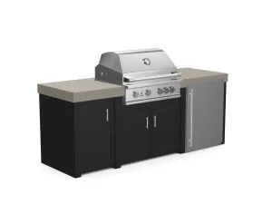 The Sullivan - 92" Outdoor Kitchen Island - Custom Design Ref: ZNYQKZ