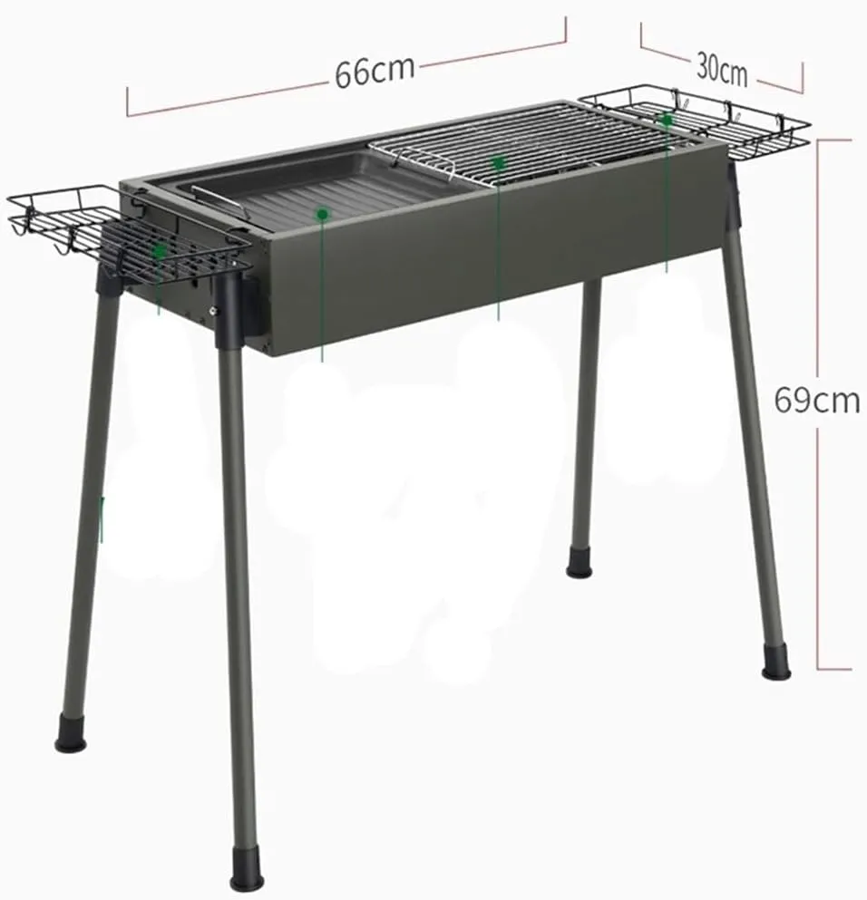 Thickened Outdoor Barbecue Stove Home Charcoal Barbecue Rack Outdoor Tools Outdoor Carbon Grill